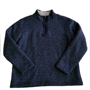 Orvis Brighton Sherpa Fleece Lined Quarter Zip Size Large